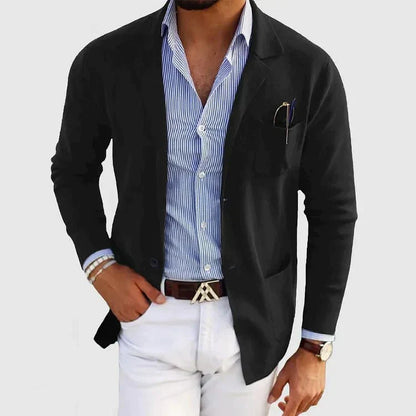 Men's Casual Knit Blazer