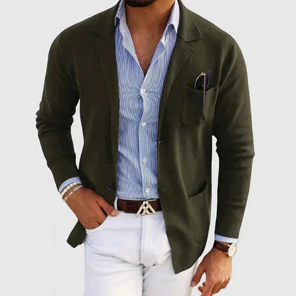 Men's Casual Knit Blazer
