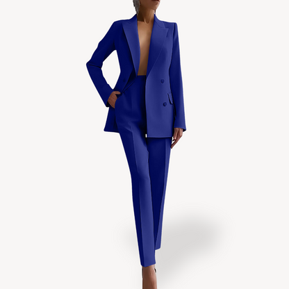 Women's High Waist Co ord Suit Set