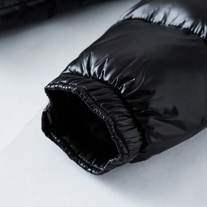 Puffer Jacket | Hooded with Gloss Finish