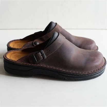 Unisex Orthopedic Leather Clogs with Comfort Insole Hero