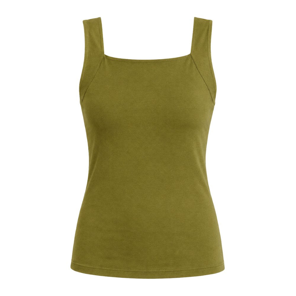 Women's Built-In Bra Shaper Tank Top with Soft Support View 13