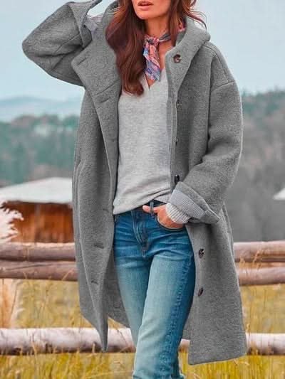 Women's Casual Spring Coat with Relaxed Fit Lifestyle