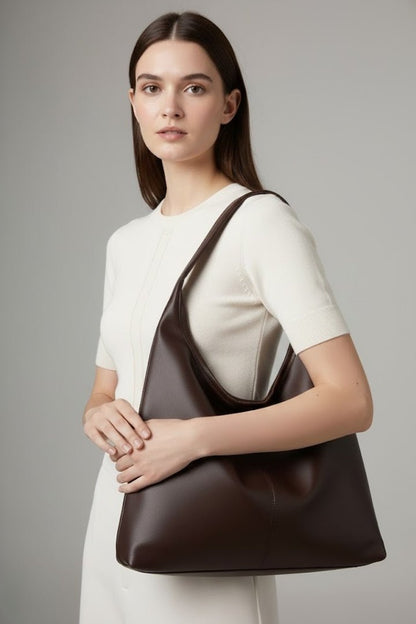 Women's Classic Tote Bag with Spacious Inner Pocket Back