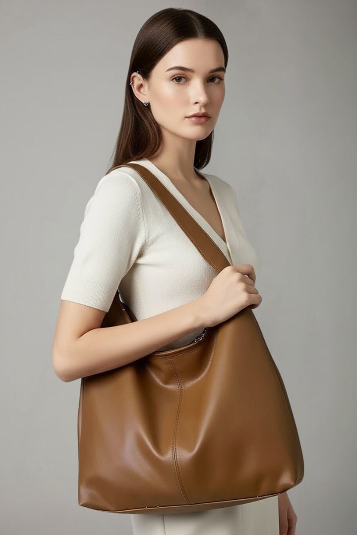Women's Classic Tote Bag with Spacious Inner Pocket Full