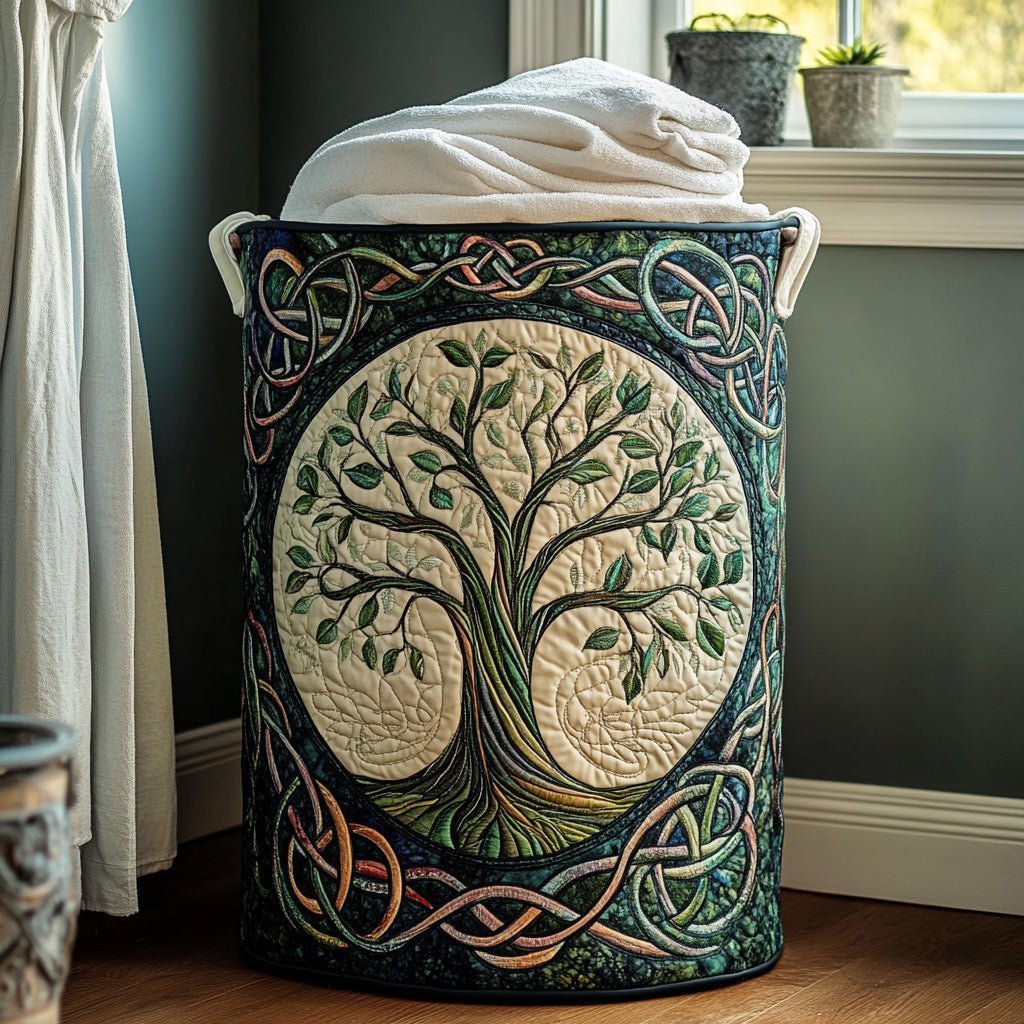 Women's Eternal Roots Laundry Basket with Quilted Texture Hero