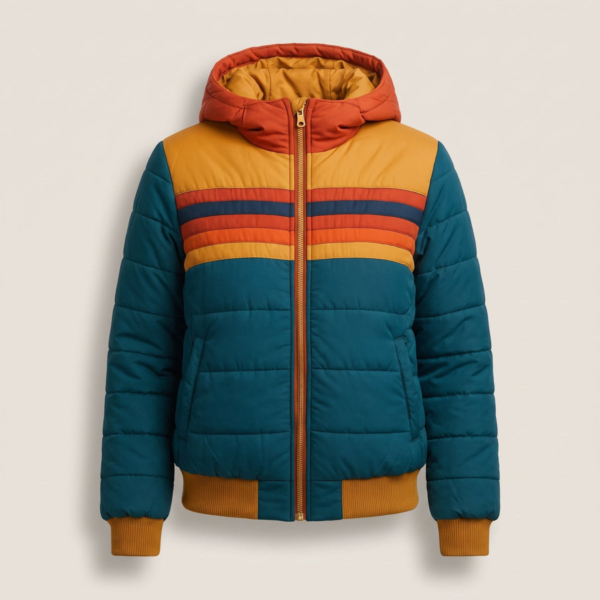 Women's Lightweight Waterproof Jacket with Stripe Detail Lifestyle