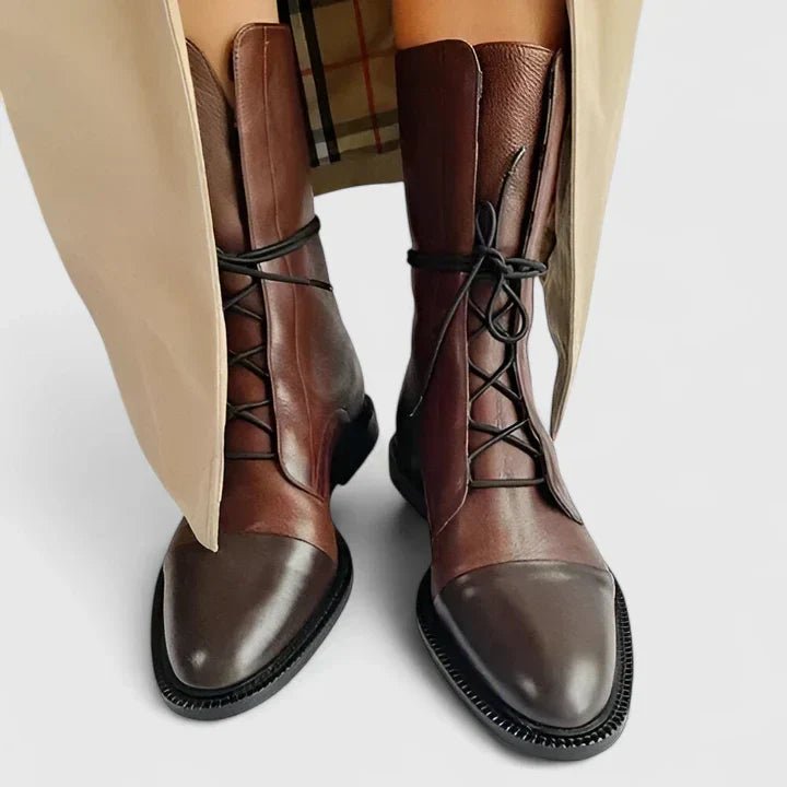 Women's Orthopaedic Boots | Cushioned Insole with Cross Lacing Detail