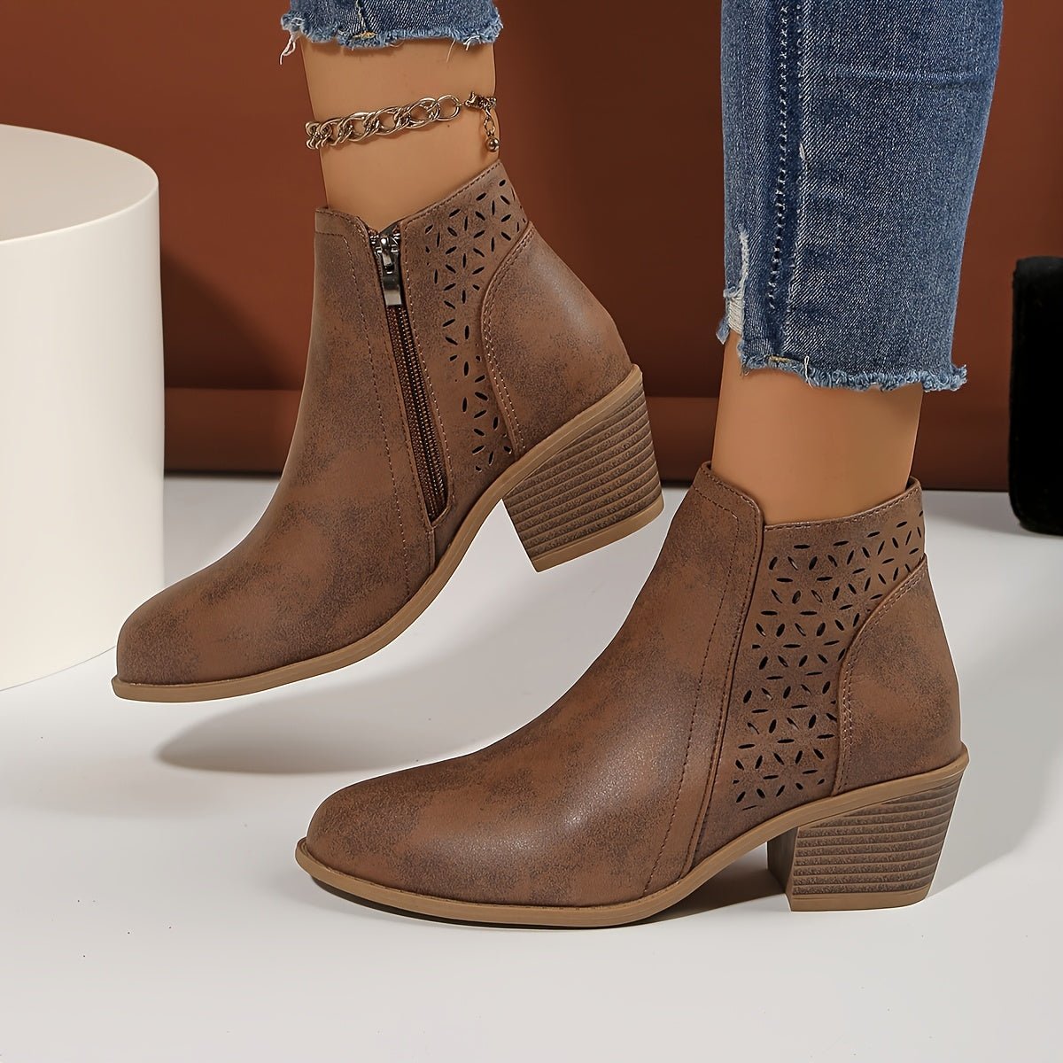 Women's Orthopaedic Boots | Wide Fit with Non-Slip Sole Full