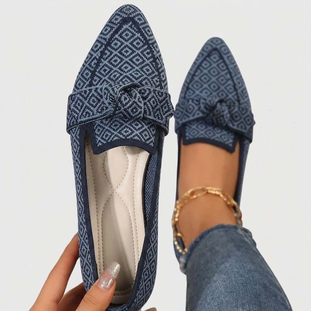 Women's Orthopaedic Loafers | Arch Support with Knotted Strap Angle