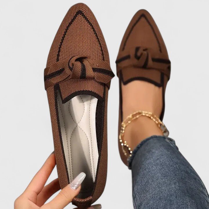 Women's Orthopaedic Loafers | Arch Support with Knotted Strap Detail