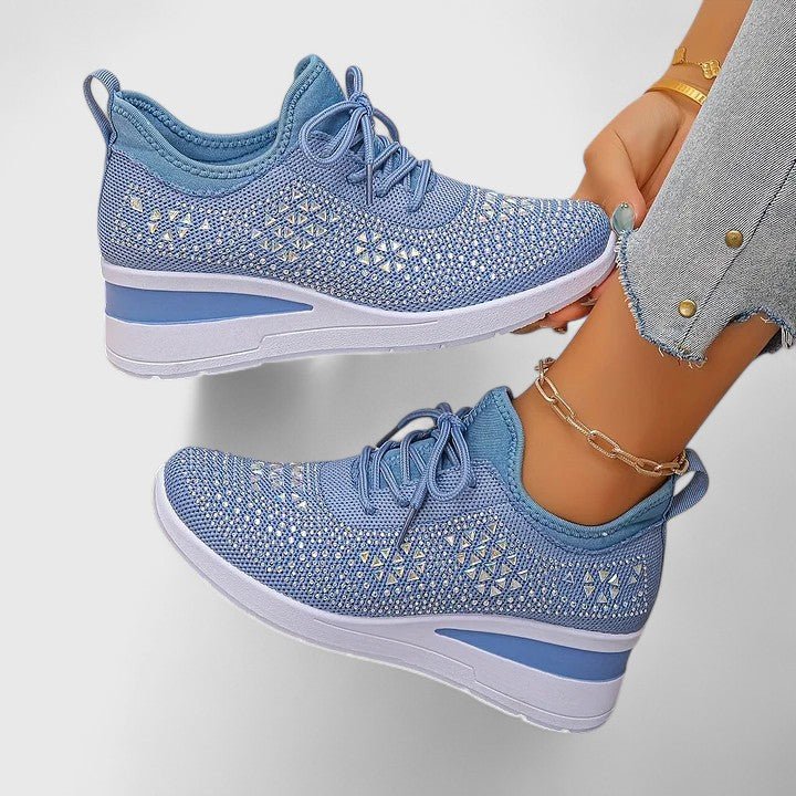 Women's Orthopaedic Shoes | Breathable Mesh with Wedge Heel Detail