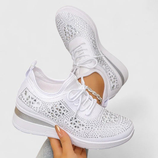Women's Orthopaedic Shoes | Breathable Mesh with Wedge Heel Front