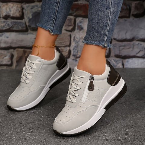 Women's Orthopaedic Trainers | Height Boosting with Cushioned Support Angle