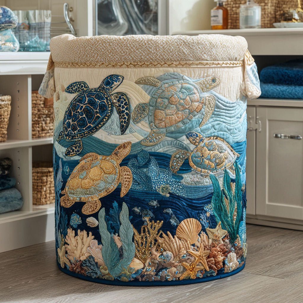 Women's Shell Shine Quilted Laundry Basket Hero