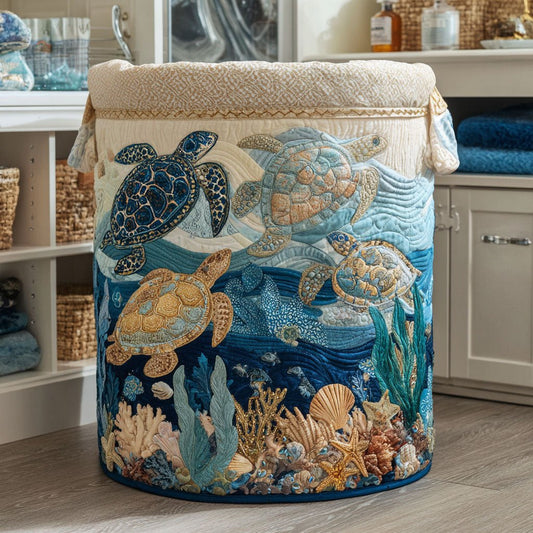 Women's Shell Shine Quilted Laundry Basket Hero