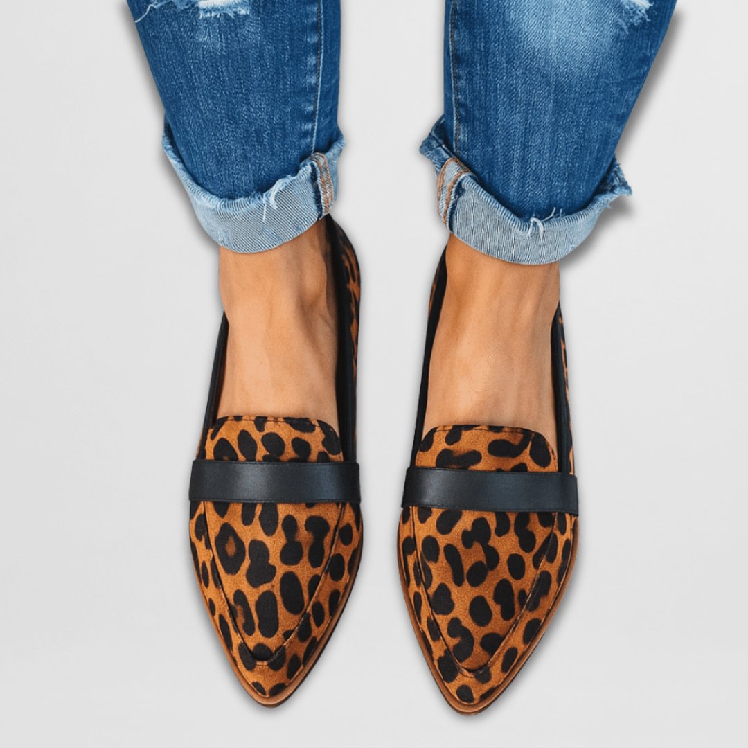Women's Soft Suede Orthopaedic Loafers with Cushioned Insole Side