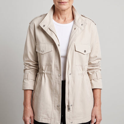 Women's Tailored Overcoat with Cinched Waist Hero