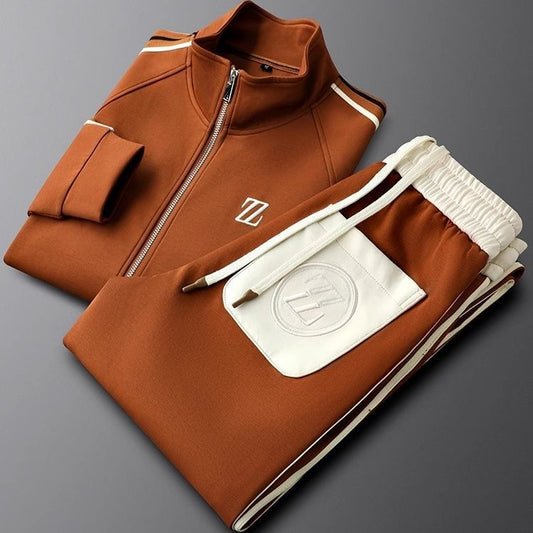 Men’s Tracksuit | Two Piece Zip Up Set With Jacket And Joggers