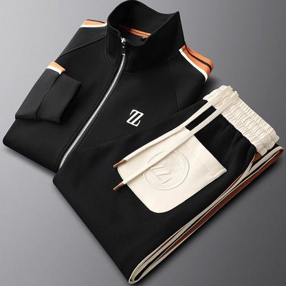 Men’s Tracksuit | Two Piece Zip Up Set With Jacket And Joggers